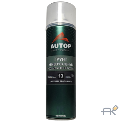 Аэрозоль AUTOP (N13) Грунт универсальный для локального ремонта серый 650мл  